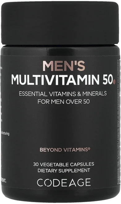 몸관리하세요 겨울입니다 Codeage 남성용 종합비타민 50 베지 캡슐 30정 특별관리진행, Codeage남성용종합비타민50베지캡슐30정, 1개 - 쿠팡