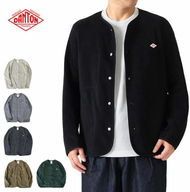 단톤 남성 노카라 후리스 재킷 JD-8939