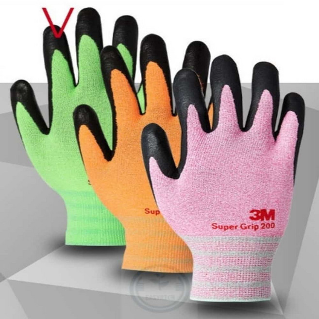 카사캠핑 3M 슈퍼그립 200 터치 작업 장갑 포장장갑, S