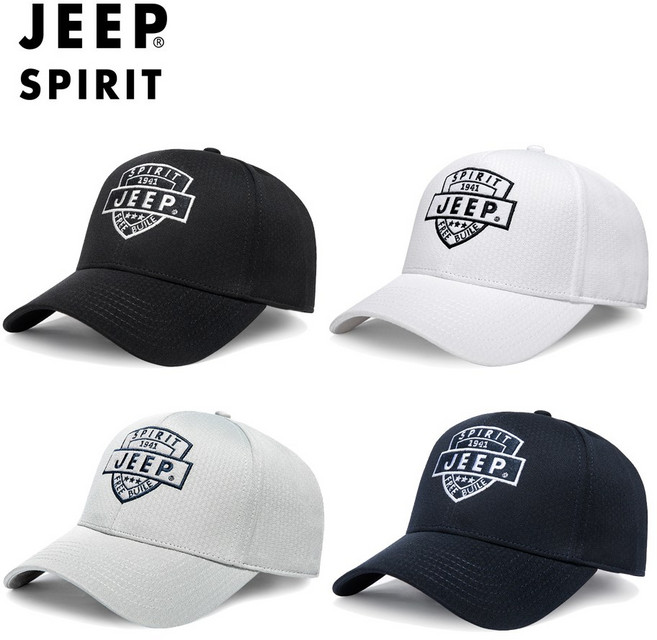 웹도매 JEEP SPIRIT 볼캡 여름모자 CA0216, 블랙, 1개