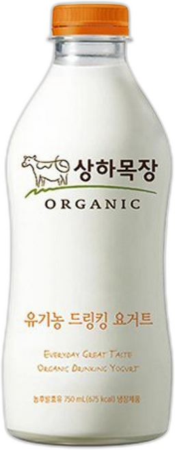(매일)매일유업 가정배달 상하목장 유기농 드링킹 요거트 월 (주), 2개, 750ml