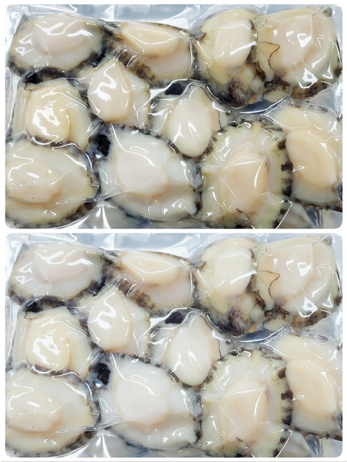 순살 손질 자숙전복 손질전1kg.손질후 순살만 400g 특대5-8미부터~ 꼬마30-40미까지옵션확인 주인직배송 100% 완도산 순살.내장발송, 1세트, 중대20-30미