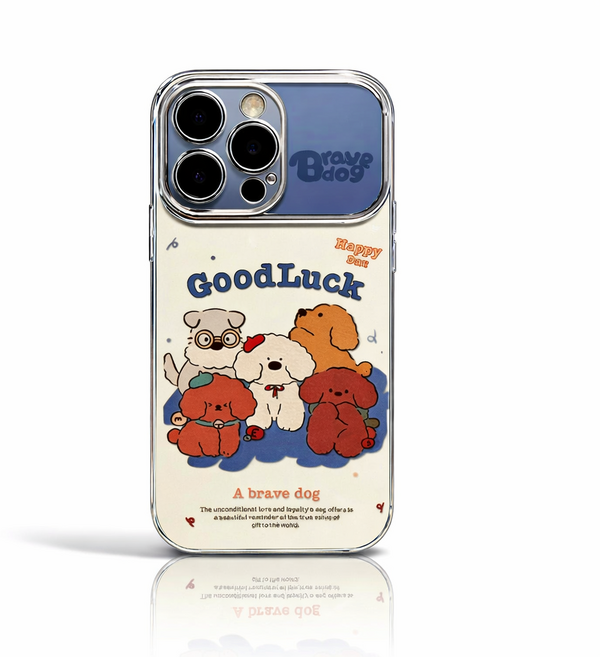 이디존 캐릭터 강아지 아이폰17 케이스