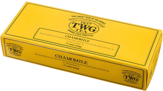 티더블유지 카모마일 티백, 2.5g, 15개입, 1개