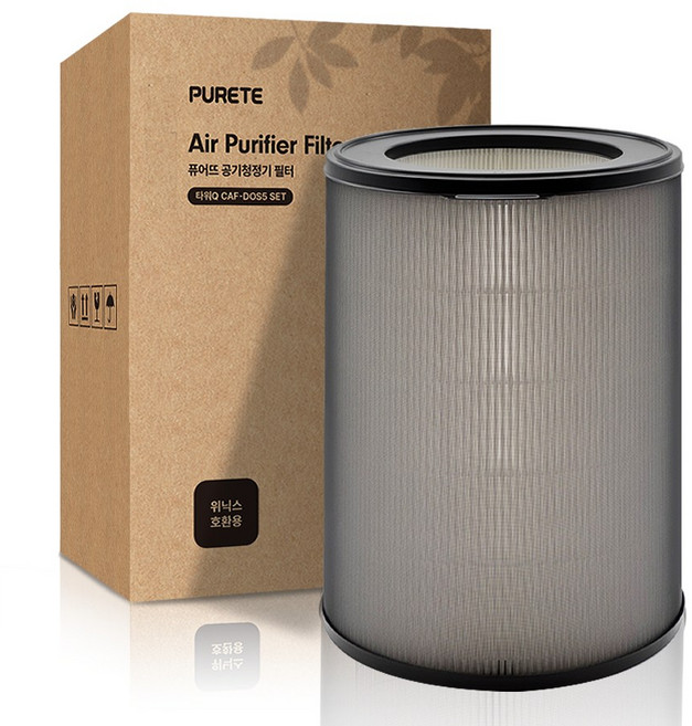 퓨어뜨 위닉스 공기청정기 필터 타워Q CAF-DOS5 호환용, 1개, 슈퍼형