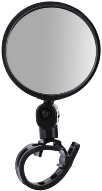 샤인제이 볼록 자전거 킥보드 사이드미러, 2개, 블랙