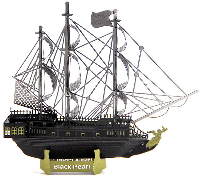 [알꿀밤-메탈퍼즐-교통] 블랙펄호-컬러, 1개