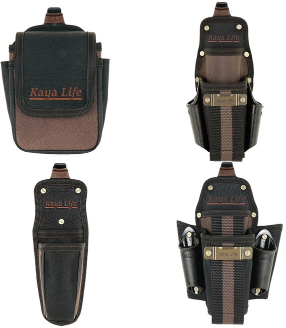 가야라이프 다용도 공구집 못주머니 4종 볼트 4구 2구 줄자 수납 정리 나사, 1개