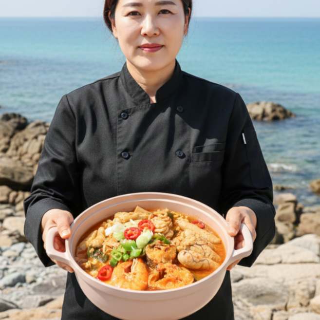 먹사부 냉장 알탕 밀키트 재료 알 곤이 고니 명란 동태 양념 찌게 찌개용 모듬 세트 산더미알탕, 1세트, 1kg