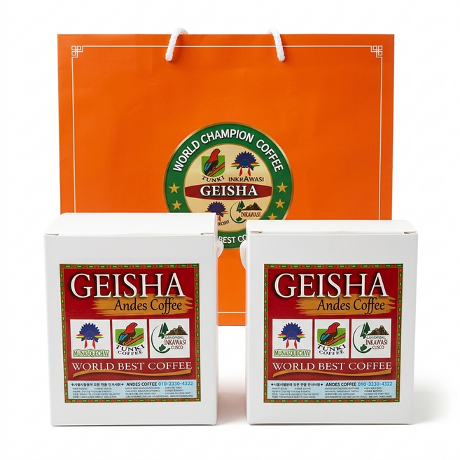 [드립백선물세트] 월드베스트 프리미엄 게이샤 드립백 원두 커피 (고급 드립거치대), 1개, 10개입, 11g