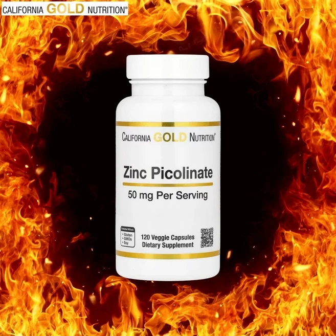 CGN ZINC 아연 징크 피콜리네이트 50mg 120정, 1개 - 쿠팡