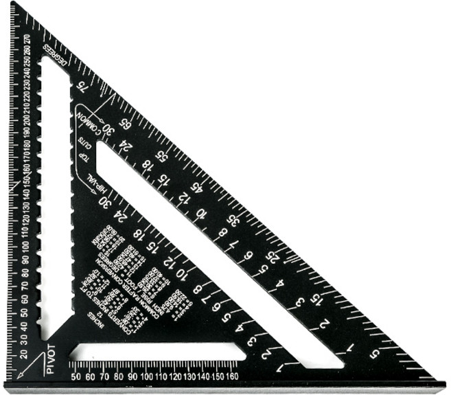 이티샵 목공 삼각자 30cm, 1개