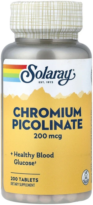 솔라레이 피콜린산크로뮴 200mcg 200정, 200 mcg, 1개 - 쿠팡