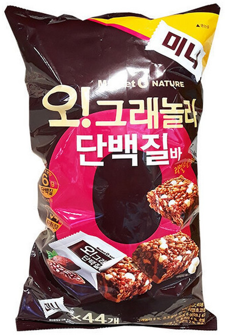 오리온 오그래놀라 단백질바 540g(44입) 프로틴바, 540g, 44개