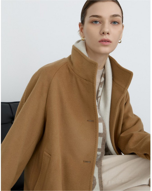 닥스 [캐시미어] 베이지 스티치 포인트 숏코트 YMWKCO4D992CM