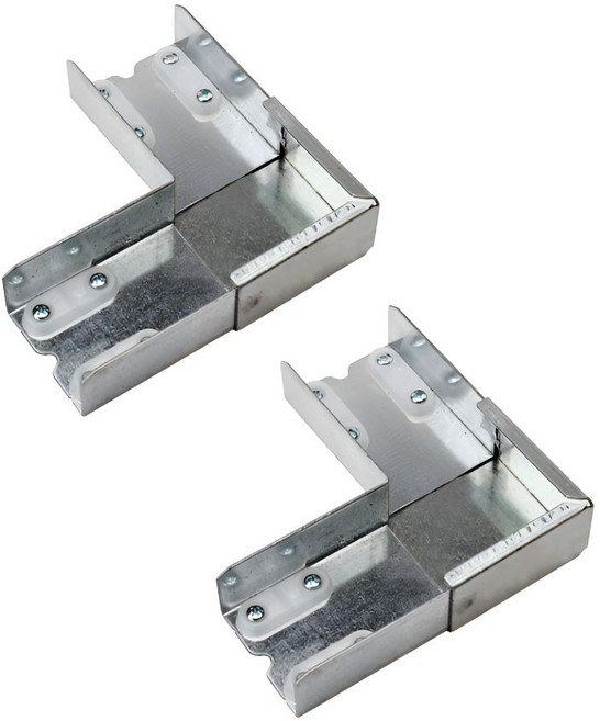 JG철물스토어 (정품) 국산 고급형 레이스웨이 ㄱ자 ㄴ자 수평엘보 ( 70 x 40 ) 2개입, 1세트