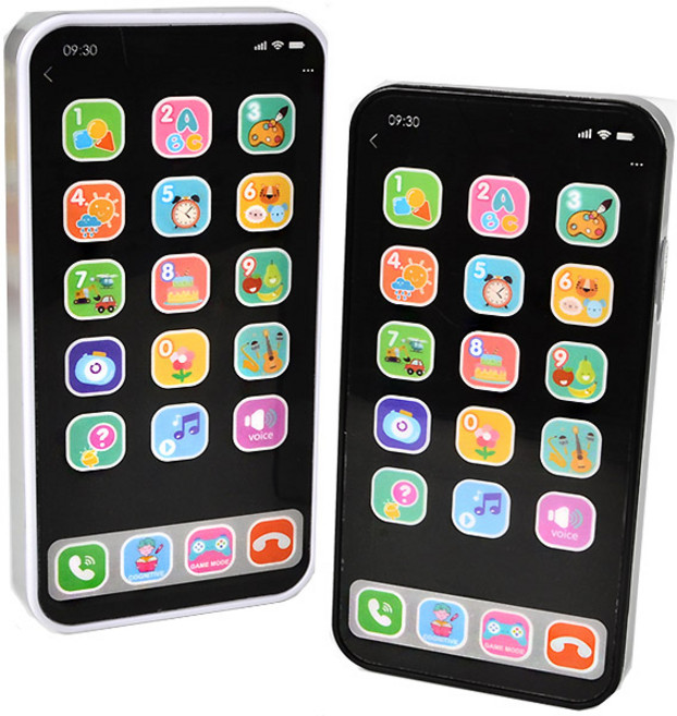 MDC 아이키즈폰 스마트폰 장난감 / 진짜같은 장난감전화기/ 어린이집 역할놀이, 1개, 화이트