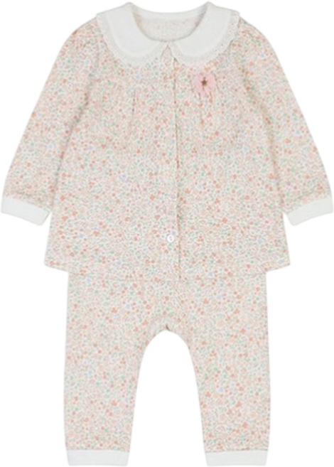 아가방 유아용 피아체 오픈 면 내의 상하의 세트 01R517652