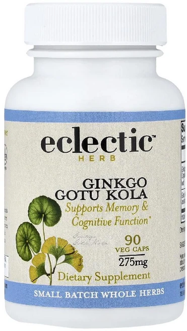 이클레틱 허브 Ginkgo biloba 동결건조 은행 징코 고투콜라 90정 1개 - 쿠팡