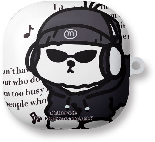 로랜텍 갤러시 버즈 / 버즈2 / 프로 / 프로 2 / 라이브 / FE 블루투스 무선 이어폰 케이스, 버즈/버즈2/프로/프로2/라이브/FE공용, 뮤직 라이프