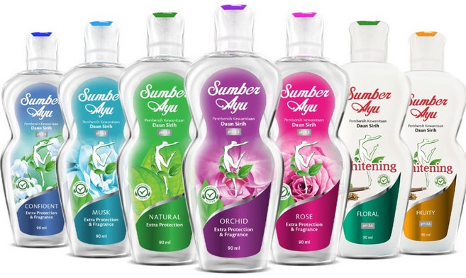 Sumber Ayu 婦潔液 90ml, 1個, 綠色 floral 90ml
