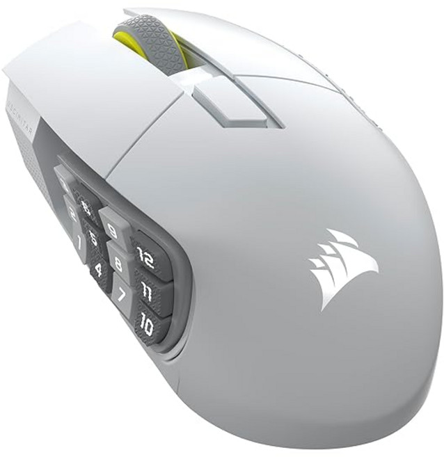 CORSAIR SCIMITAR ELITE WIRELESS SE MMO에 이상적인 멀티 버튼 게이밍 마우스 프로그래밍 가능한 16 버튼 MARKSMAN S 33K 센서 Elgato, 상세페이지 참조, 상세페이지 참조