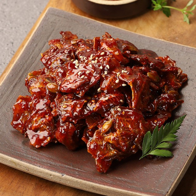 업소반찬 아이들 밥반찬 어른 술안주로 제격인 양념사각쥐포 4kg, 1개