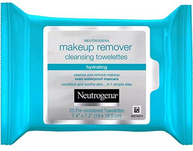 뉴트로지나 메이크업 리무버 클렌징 타월렛 하이드레이팅 19 x 18.5cm, 25매입, 1개