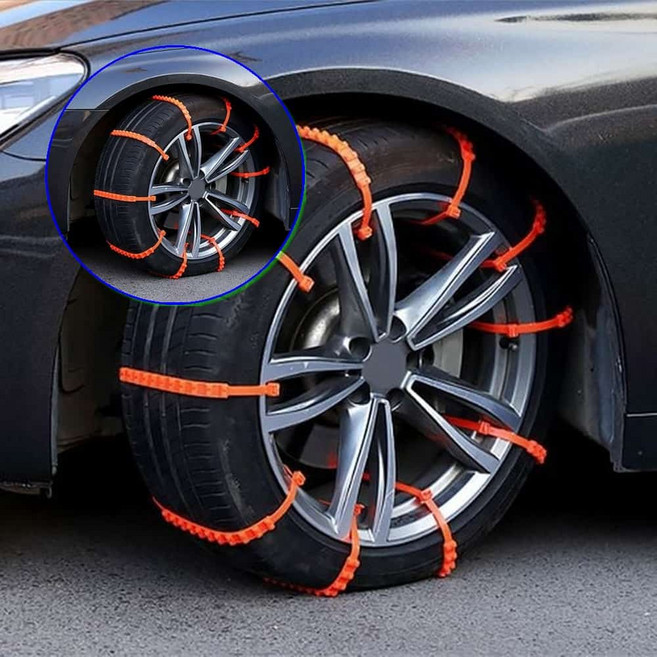 쌍문상회 지금 필요한 타이어체인 1개 차량용체인 스노우체인 케이블타이스노우체인 일회용체인 낱개 일회용 케이블타이 k31872EA, 본상품