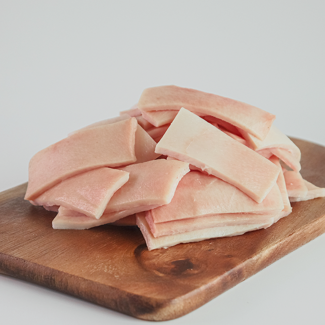 도담신선육 한돈 A급 손질 돼지껍데기 절단형 (냉동) 2kg, 1kg, 2개