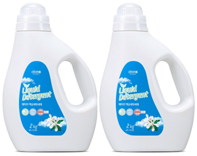애터미 액상 세탁세제 2kg 2개 PL, 2통