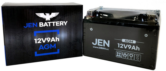 시티에이스2 시티베스트 다운타운125 보이져배터리 조이맥스 젠배터리12V9Ah, 1개, 젠배터리 9Ah(AGM)