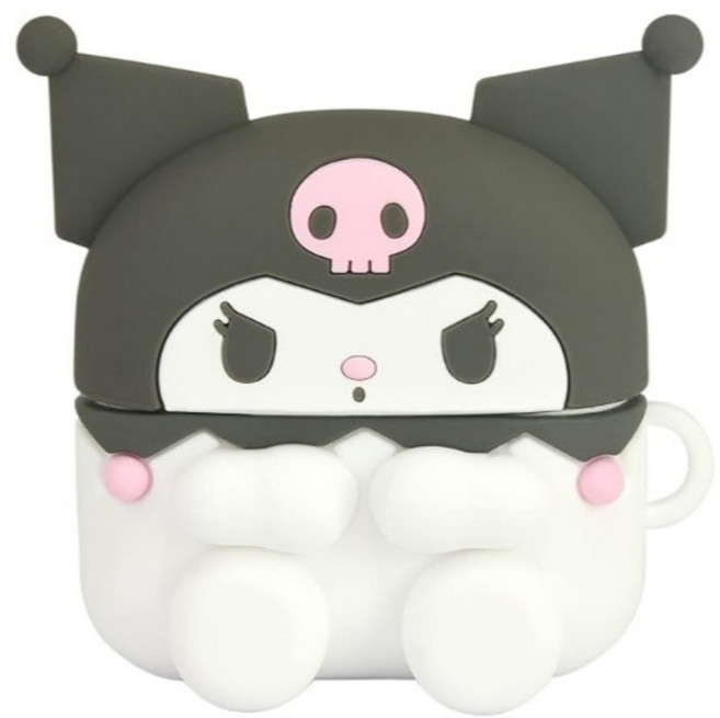 산리오 정품 실리콘 에어팟 케이스 프로 프로2 호환, 쿠로미, 1개