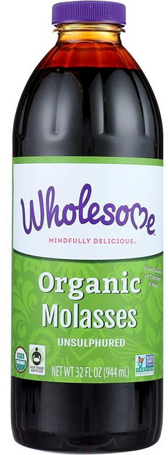 Wholesome 당밀 몰라세스 시럽 대용량 946ml Organic Blackstrap Molasses, 1개