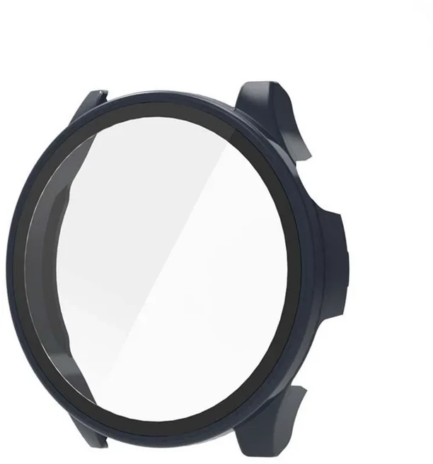 Xiaomi Watch 5 용 PC + 강화 유리 케이스 보호 쉘 범퍼 액세서리 전체, 01 For Xiaomi Watch 5, 01 Blue