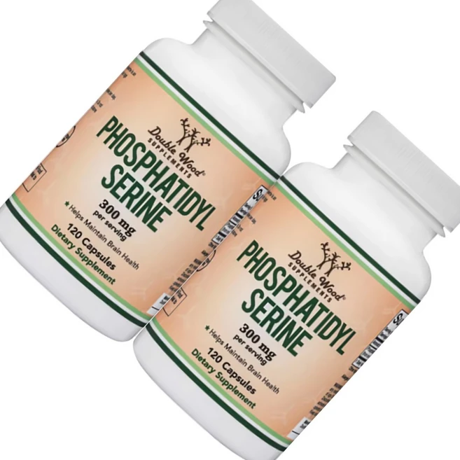 더블우드 PS 포스파티딜세린 300mg 뇌 활성화 및 스마트 영양 보충제, 120회분, 2개 - 쿠팡