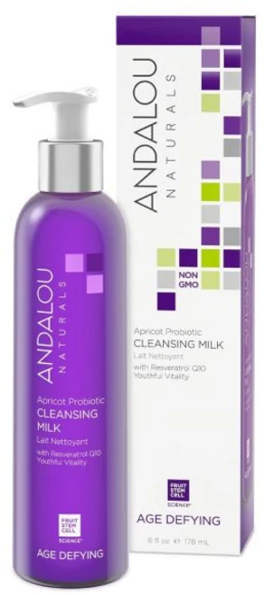 안다루 내추럴 프로바이오틱 클렌징 밀크 건조하고 건조한 피부를 위한 살구 페이셜 클렌저 순한 메이크업 리무버 수분 공급 안티에이징 세안제 크루얼티 프리 6 Fl Oz, 1개, 178ml - 쿠팡
