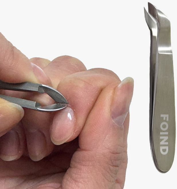 포인드 큐티클 니퍼 셀프케어 초보자도 쉬운 섬세한 거스러미 정리, 1개, 스테인리스 스틸