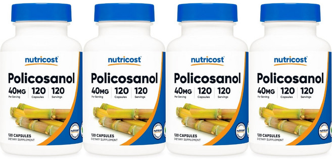 뉴트리코스트 폴리코사놀 40mg, 120개, 4개