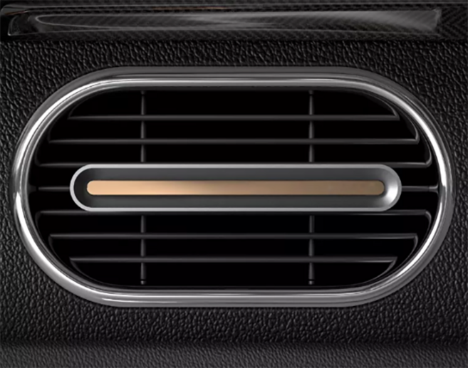 우드어 명품 차량용 방향제 심플 메탈 고급 자동차 디퓨저 우드어향, 코튼블러썸 메탈, 1개