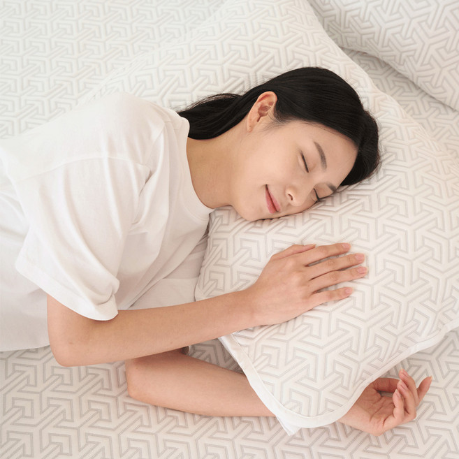 누보레 듀라론 냉감 베개커버 여름 고정밴드