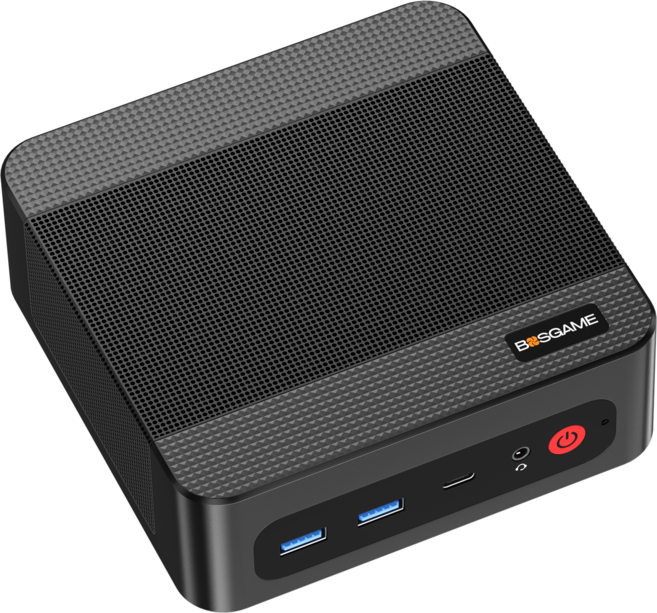 BOSGAME 미니PC AMD Ryzen7 7840HS 16GB DDR4 1T SSD WIN 11 Pro 미니 PC WiFi6E BT5.2 듀얼2.5G LAN 트리플 디스플레, P3 plus, WIN11 Pro, 1TB, 블랙