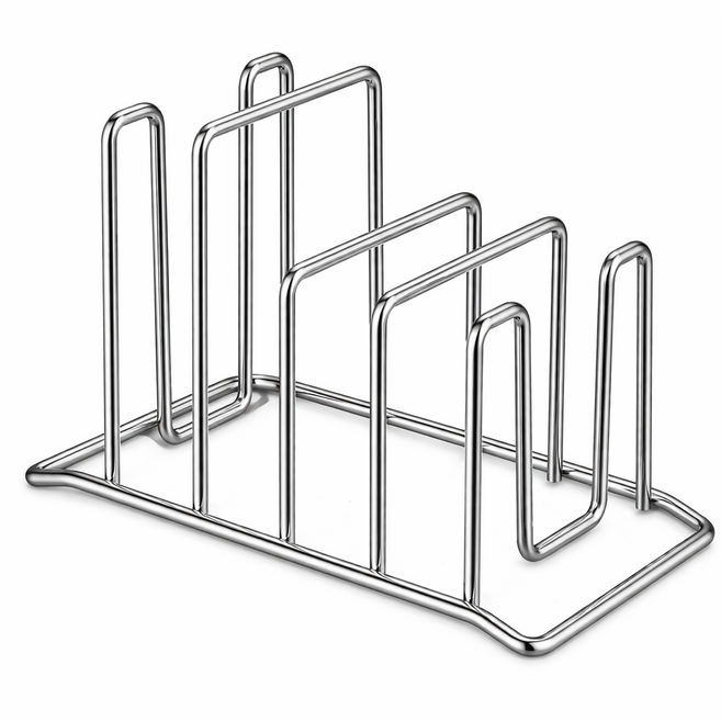 루미노라 304 스텐 냄비뚜껑 도마 거치대, 실버, 1개