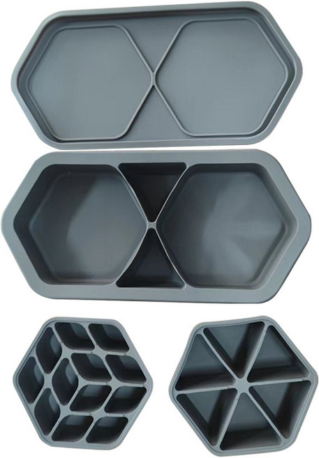 亞馬遜創意硅膠冰格 硅膠家居日用品食品級硅膠家庭DIY冰塊模具, 1個, 208