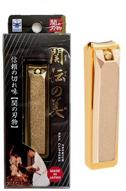 일본 니켄 명품 네일케어 손톱깎이 손톱깍기 발톱깍이 일제 정식 직수입, 1개, 골드(SB-17GL)