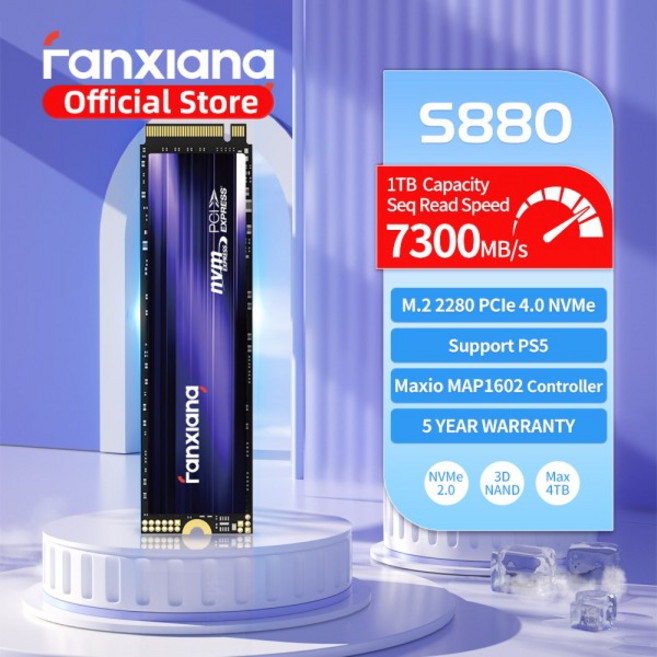 Fanxiang S500ProS880 M2 SSD 3500MB7300MBs 512GB 1TB 2TB 4TB PCIe3040 NVMe 내장형 솔리드 스테이트 드, 03 S500Pro 3500MBs 2TB, 01 China Mainland