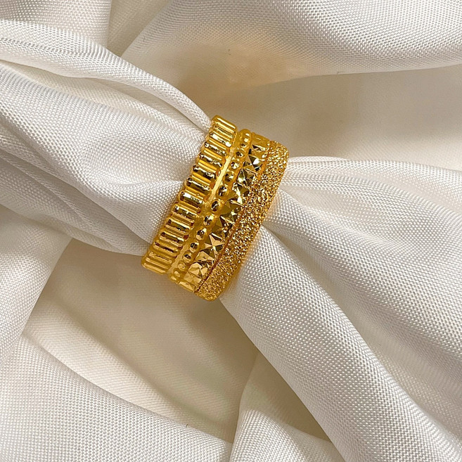 순금 24k 금 뉴믹스 남자 반지 18.75g(5) 디자인 선물