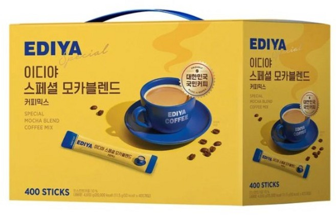 이디야 스페셜 모카블렌드 커피믹스, 11.5g, 400개입, 1개