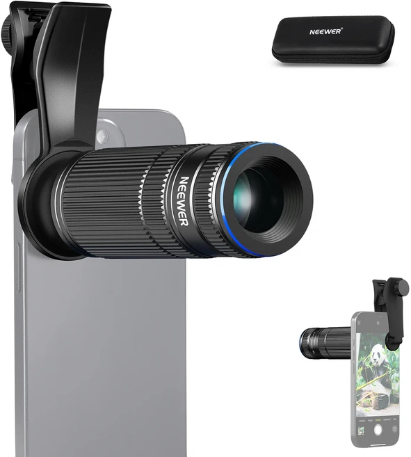 NEEWER LS-36 울트라 7배 망원 렌즈 (10배 확대) & 휴대폰 클립, 04 LS-36 PRO