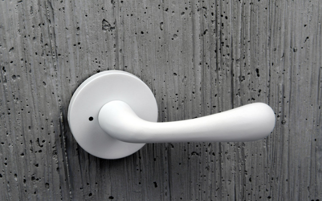 문고리닷컴 에이팩 방문손잡이 버튼형 AFL-3101 화이트, 6개